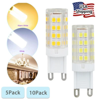 5/10x G9 2835 51smd LED Corn Bulbs Lamp Daylight Home Light White/Warm white 7W - Image 1 of 4