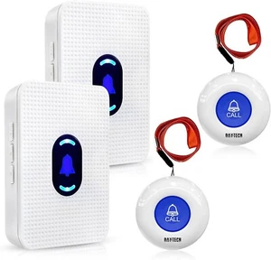 Wireless Caregiver Pager Alert System SOS Call Button for Patient Elderly Person - Picture 1 of 9