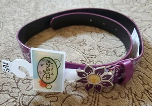 NWT Girls Disney Tinker Bell Purple Belt With Flower Buckle Size Small / Medium - Picture 1 of 5