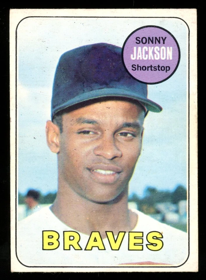 1969 TOPPS OPC O PEE CHEE BASEBALL #53 SONNY JACKSON EX-NM Atlanta Braves Card - Image 1 of 2