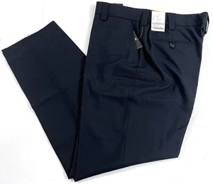 NEW BLAUER WOMENS 6 POCKET POLYESTER WOOL PANTS 8567W DARK NAVY 16x36 UNHEMMED - Picture 1 of 2