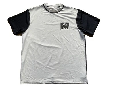 Camisa de surf REEF con logotipo para hombre M mediana manga corta ropa deportiva de surf usada* Foto 1 de 4