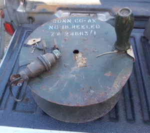 WW2 Army Military Radio COAX CABLE REEL AERIAL ANTENNA FEEDER NO 18 - Picture 1 of 4