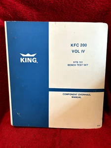 REVISIÓN DE MANTENIMIENTO KING KFC 200 VOL IV CON KIT DE PRUEBA DE BANCO KTS 151 MANUAL - Imagen 1 de 8