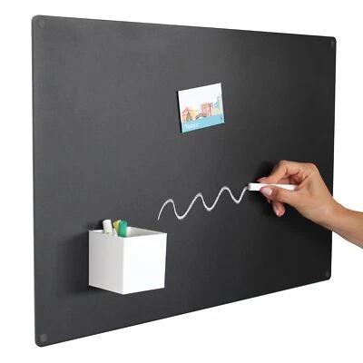 Magnettafel Schwarz - Kreidetafel Magnetisch Magnetpinnwand für jede Art von ... - Bild 1 von 4