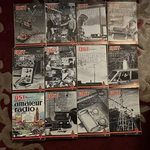 QST Magazines Amateur HAM Radio All 12 Magazines From 1970 Jan. Through Dec. - Picture 1 of 16