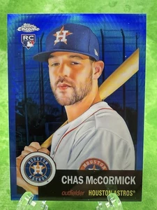 Chas McCormick RC - Blue Prism Refractor - 2022 Topps Chrome Platinum #128 Astro - Picture 1 of 11