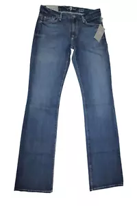 Neu mit Etikett 7 For All Mankind Kimmie Bootcut-Damenjeans DUNKELBLAU Slim Größe 29 " - Bild 1 von 7