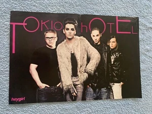 TOKIO HOTEL RAREST VINTAGE Middle East TURKISH MAGAZINE GIFT POSTER - Picture 1 of 1