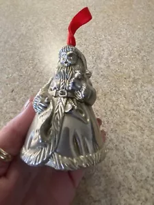 Vintage GODINGER Silver Art Co. Silverplate Santa Claus Bell - Picture 1 of 5