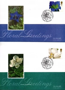 1997 Sg 1955/64 Greetings Flower Paintings FDC (Limited Edition of 5000 Covers) - Picture 1 of 5