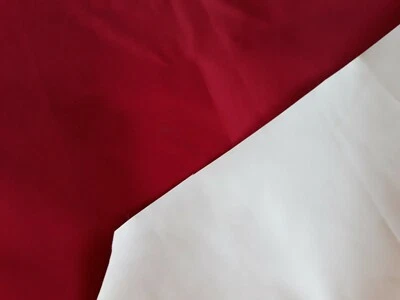 Tecido de náilon revestido vermelho escarlate de qualidade Lt Wt 4 jardas x 56" de largura XLNT - Imagem 1 de 3