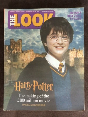 THE LOOK magazine 20/10/2001 HARRY POTTER Special DANIEL RADCLIFFE JK Rowling UK - Image 1 of 2