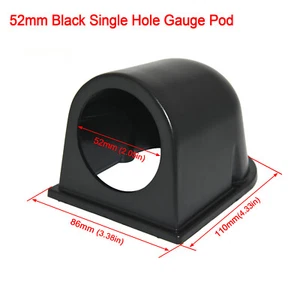 2" 52mm Car Boost Bar Water Oil Temp Press Volt Tachometer EGT Air/Fuel Gauge - Picture 1 of 71