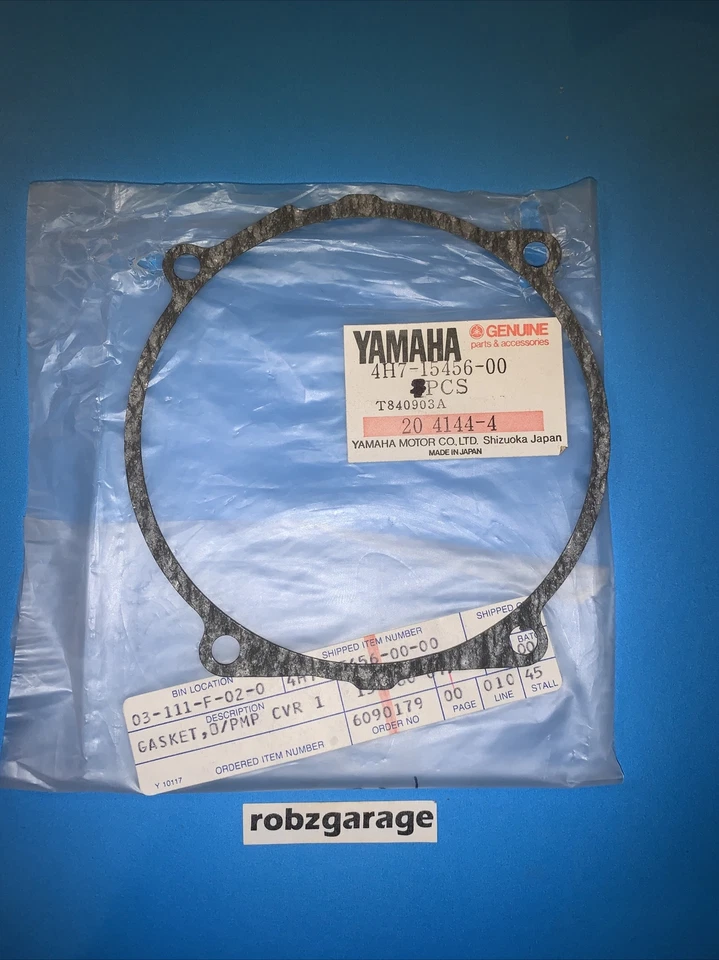OEM YAMAHA OIL PUMP COVER GASKET XJ550 XJ650 XJ750 XJ900 FJ600 4H7-15456-00 -B34 - Image 1 of 1