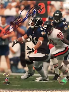 Rod Woodson Signed Baltimore Ravens 8x10 Photo Radtke - Picture 1 of 5