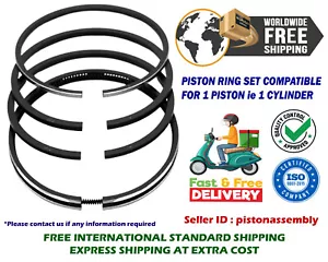 104.80mm STD Piston Rings Set fits for Ford 40426400 (PC) 014 86 N0 (M) 5944cc - Picture 1 of 8
