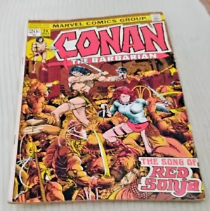 Conan el Bárbaro #24 1973 primera historia completa de Red Sonja - Imagen 1 de 1