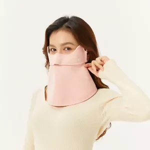 Women's Face Cover with Neck Protection Adjustable Windproof Thermal Mask *Pink* - Picture 1 of 16