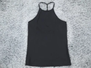 Champion x Anna Kaiser Top Womens Medium Black Tech Stretch Racerback Tank Bra - Picture 1 of 11