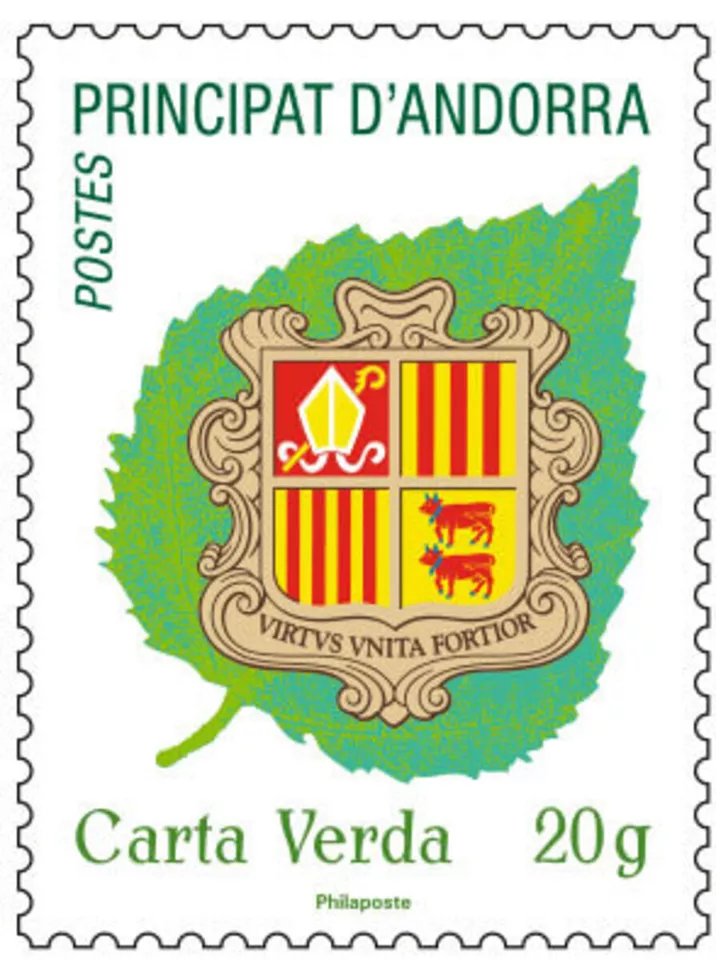 Andorra - Blason - Carta Verda - Image 1 of 1