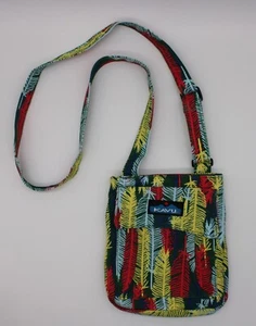 Kavu Umhängetasche - Handtasche mit Federmotiv - Reisetasche verstellbarer Riemen  - Bild 1 von 8