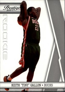 2010-11 Prestige Milwaukee Bucks Basketball Card #207 Keith Gallon Rookie