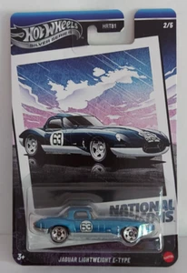 HOT WHEELS JAGUAR LIGHTWEIGHT E-TYPE NATIONAL ICONS SILVER SERIES 2/5 JBY90 - Bild 1 von 2