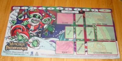 Steve Jackson: MUNCHKIN Pathfinder PLAYMAT - Christmas Presents Unaccounted For - Изображение 1 из 2