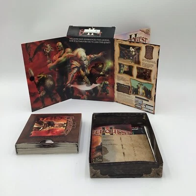 EverQuest II 2004 Sony PC Adventure Game 10 Disks - Includes Map Manual Box Set - Image 1 of 2