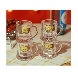 Kakao Friends Choonsik Mini Soju Glass cup 4P Set / 50ml handle cup - Picture 1 of 4