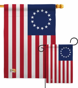 Betsy Ross Garden Flag Historic Patriotic Decorative Gift Yard House Banner - Picture 1 of 17