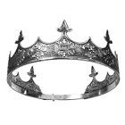 Crown Royal Men's Crown Prince Tiara Wedding Prom Party Decorations Jewelry