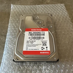Marshal Mal36000ns-t72 6tb Hard Drive Cache 128mb Nireline Storage - Photo 1/3