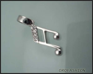 Singolo ciondolo oro 18Kt effetto diamanti - 13051131 - Picture 1 of 1