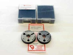 NEW 7/16 20 UNJF 3A VERMONT THREAD RING GAGES .4375 GO NO GO PDS= .4050 & .4019 - Picture 1 of 4