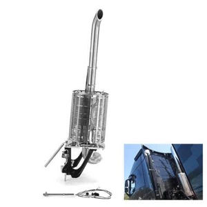 LESU Metal Exhaust Chimney Parts For Tamiya 1/14 RC Tractor Truck Car Model - Photo 1 sur 9