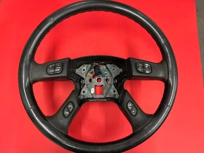 GM SILVERADO SIERRA TAHOE 2003-2006 VOLANTE CUERO NEGRO CON FUNCIONES Foto 1 de 4