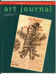 CENSORSHIP II Adult ART Nudes Sex CAA JOURNAL Scholarly Content Vol 50 No4 1991 - Picture 1 of 3