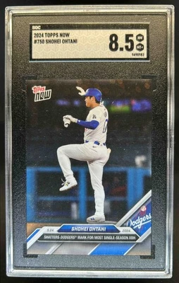 2024 Topps Now Shohei Ohtani #750 Dodgers SGC 8.5 - Image 1 of 2