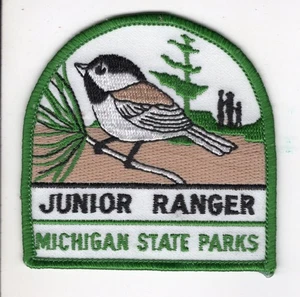 JUNIOR RANGER MICHIGAN STATE PARKS PATCH - MICHIGAN DEER-BEAR - Picture 1 of 1
