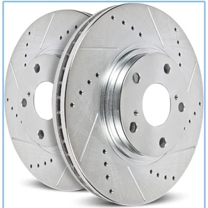 Tope de potencia para 20-22 Ram 1500 delantero izquierdo Evolution rotor perforado y ranurado - Imagen 1 de 1