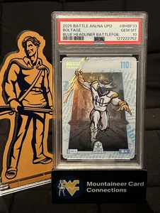 Justin Herbert BOLTAGE Bo Battle Arena Alpha Update Blue Headliner - PSA 10 - Picture 1 of 5