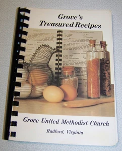 Grove United Methodist Church Radford Virginia Cookbook 1985 - Picture 1 of 10
