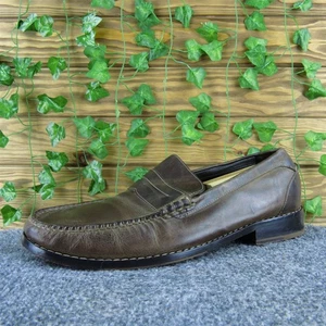 Mocassino Cole Haan uomo NikeAir Penny pelle marrone taglia 11 media usato delicatamente 2025 - Foto 1 di 6