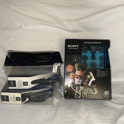 New SONY 3D Alice In Wonderland Blu-Ray 3D Movie Deluxe Starter Kit SEALED - Image 1 of 4