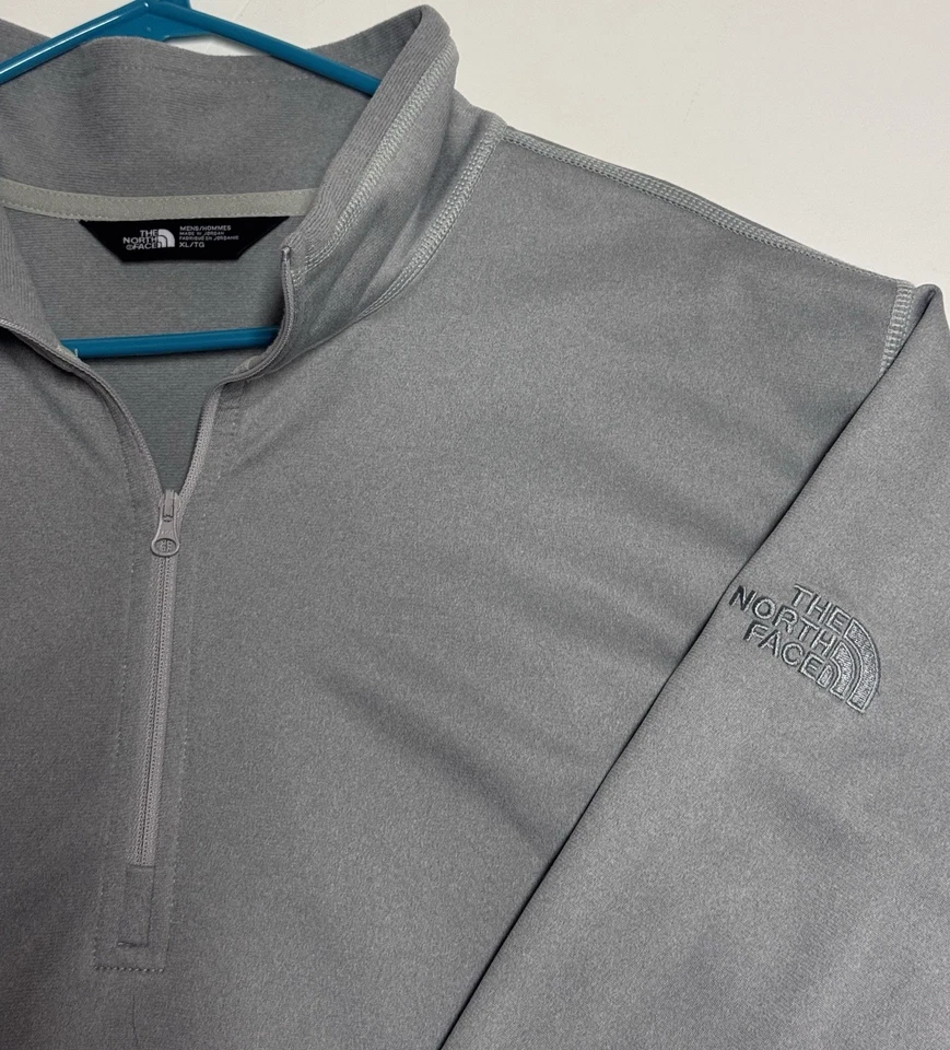 The North Face Mens Gray 1/4 Zip Fleece Pullover Sweater Size XL - Image 1 of 4