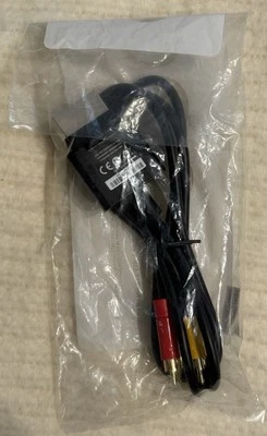 Microsoft Xbox 360 Composite AV Cable OEM *New* - Image 1 of 4