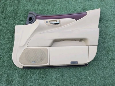 07-09 Lexus LS460 Panel de puerta interior del lado del pasajero delantero derecho beige OEM 2007 Foto 1 de 4