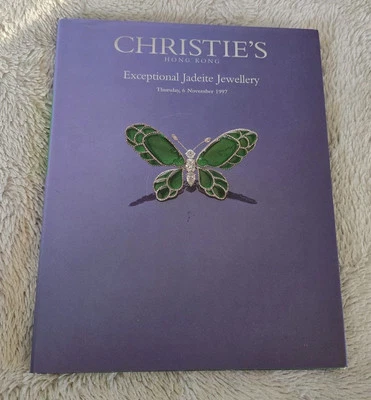 Christie's Exceptional Jadeite Jewellery  Hard Cover With  Dust Jacket  1997  - Image 1 of 4